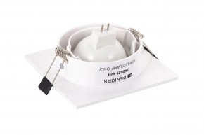 DK3021-WH Встраиваемый светильник, IP 20, 10 Вт, GU5.3, LED, белый, пластик в Качканаре - kachkanar.ok-mebel.com | фото 4