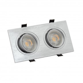 DK3022-CM Встраиваемый светильник, IP 20, 10 Вт, GU5.3, LED, серый, пластик в Качканаре - kachkanar.ok-mebel.com | фото 2