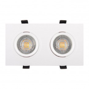 DK3022-WH Встраиваемый светильник, IP 20, 10 Вт, GU5.3, LED, белый, пластик в Качканаре - kachkanar.ok-mebel.com | фото 2