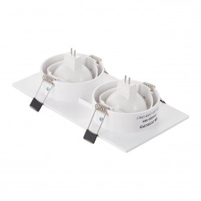 DK3022-WH Встраиваемый светильник, IP 20, 10 Вт, GU5.3, LED, белый, пластик в Качканаре - kachkanar.ok-mebel.com | фото 3