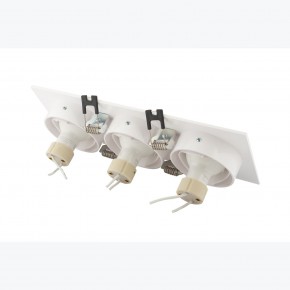 DK3023-WH Встраиваемый светильник, IP 20, 10 Вт, GU5.3, LED, белый, пластик в Качканаре - kachkanar.ok-mebel.com | фото 4