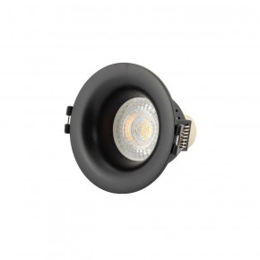 DK3024-BK Встраиваемый светильник, IP 20, 10 Вт, GU5.3, LED, черный, пластик в Качканаре - kachkanar.ok-mebel.com | фото
