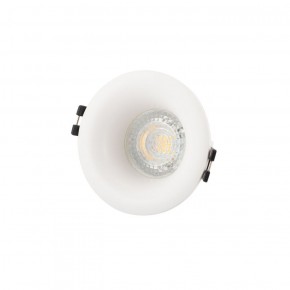 DK3024-WH Встраиваемый светильник, IP 20, 10 Вт, GU5.3, LED, белый, пластик в Качканаре - kachkanar.ok-mebel.com | фото