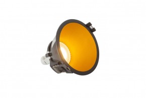 DK3026-BG Встраиваемый светильник, IP 20, 10 Вт, GU5.3, LED, черный/золотой, пластик в Качканаре - kachkanar.ok-mebel.com | фото 3