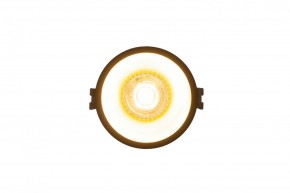 DK3026-BG Встраиваемый светильник, IP 20, 10 Вт, GU5.3, LED, черный/золотой, пластик в Качканаре - kachkanar.ok-mebel.com | фото 2