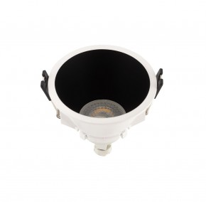 DK3026-WB Встраиваемый светильник, IP 20, 10 Вт, GU5.3, LED, белый/черный, пластик в Качканаре - kachkanar.ok-mebel.com | фото 2