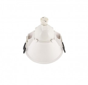 DK3026-WG Встраиваемый светильник, IP 20, 10 Вт, GU5.3, LED, белый/золотой, пластик в Качканаре - kachkanar.ok-mebel.com | фото 3
