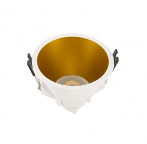 DK3026-WG Встраиваемый светильник, IP 20, 10 Вт, GU5.3, LED, белый/золотой, пластик в Качканаре - kachkanar.ok-mebel.com | фото 2