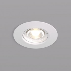 DK3028-WH Встраиваемый светильник, IP 20, 10 Вт, GU5.3, LED, белый, пластик в Качканаре - kachkanar.ok-mebel.com | фото