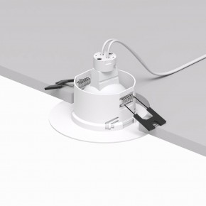 DK3028-WH Встраиваемый светильник, IP 20, 10 Вт, GU5.3, LED, белый, пластик в Качканаре - kachkanar.ok-mebel.com | фото 3