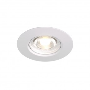 DK3028-WH Встраиваемый светильник, IP 20, 10 Вт, GU5.3, LED, белый, пластик в Качканаре - kachkanar.ok-mebel.com | фото 5