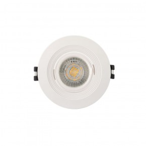 DK3029-WH Встраиваемый светильник, IP 20, 10 Вт, GU5.3, LED, белый, пластик в Качканаре - kachkanar.ok-mebel.com | фото 1
