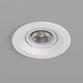 DK3029-WH Встраиваемый светильник, IP 20, 10 Вт, GU5.3, LED, белый, пластик в Качканаре - kachkanar.ok-mebel.com | фото 4