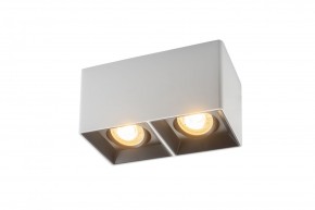 DK3035-WB Светильник накладной IP 20, 10 Вт, GU5.3, LED, белый/черный, пластик в Качканаре - kachkanar.ok-mebel.com | фото
