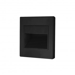 DK3050-BK Светильник встраиваемый в стену, IP 20, LED 3000, 1 Вт, черный пластик в Качканаре - kachkanar.ok-mebel.com | фото