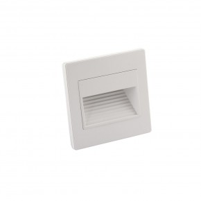 DK3050-WH Светильник встраиваемый в стену, IP 20, LED 3000, 1 Вт, белый, пластик в Качканаре - kachkanar.ok-mebel.com | фото 2
