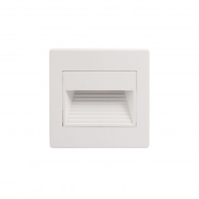 DK3050-WH Светильник встраиваемый в стену, IP 20, LED 3000, 1 Вт, белый, пластик в Качканаре - kachkanar.ok-mebel.com | фото 3
