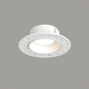 DK3055-WH Встраиваемый светильник, IP 20, 10 Вт, GU5.3, LED, белый, пластик в Качканаре - kachkanar.ok-mebel.com | фото