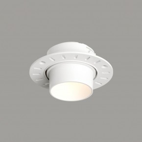 DK3056-WH Встраиваемый светильник под шпатлевку, IP20, до 15 Вт, LED, GU5,3, белый, пластик в Качканаре - kachkanar.ok-mebel.com | фото