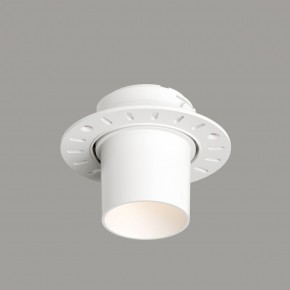 DK3057-WH Встраиваемый светильник под шпатлевку, IP20, до 15 Вт, LED, GU5,3, белый, пластик в Качканаре - kachkanar.ok-mebel.com | фото