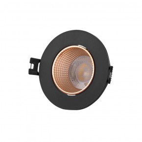 DK3061-BBR Встраиваемый светильник, IP 20, 10 Вт, GU5.3, LED, черный/бронзовый, пластик в Качканаре - kachkanar.ok-mebel.com | фото 1