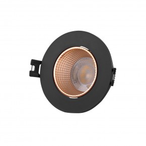 DK3061-BBR Встраиваемый светильник, IP 20, 10 Вт, GU5.3, LED, черный/бронзовый, пластик в Качканаре - kachkanar.ok-mebel.com | фото