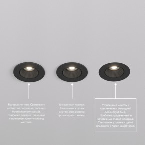 DK3061-BBR Встраиваемый светильник, IP 20, 10 Вт, GU5.3, LED, черный/бронзовый, пластик в Качканаре - kachkanar.ok-mebel.com | фото 4