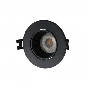 DK3061-BK Встраиваемый светильник, IP 20, 10 Вт, GU5.3, LED, черный/черный, пластик в Качканаре - kachkanar.ok-mebel.com | фото 1