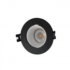 DK3061-BK+WH Встраиваемый светильник, IP 20, 10 Вт, GU5.3, LED, черный/белый, пластик в Качканаре - kachkanar.ok-mebel.com | фото