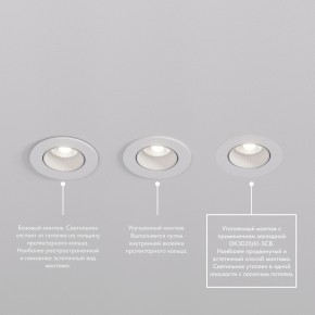DK3061-WBR Встраиваемый светильник, IP 20, 10 Вт, GU5.3, LED, белый/бронзовый, пластик в Качканаре - kachkanar.ok-mebel.com | фото 4