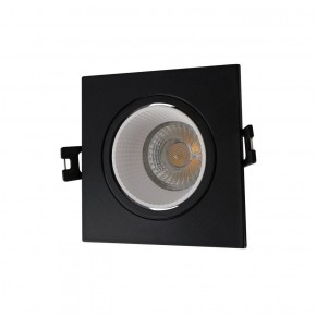 DK3071-BK+WH Встраиваемый светильник, IP 20, 10 Вт, GU5.3, LED, черный/белый, пластик в Качканаре - kachkanar.ok-mebel.com | фото