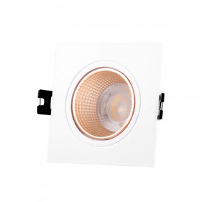 DK3071-WBR Встраиваемый светильник, IP 20, 10 Вт, GU5.3, LED, белый/бронзовый, пластик в Качканаре - kachkanar.ok-mebel.com | фото 1