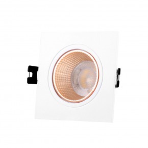 DK3071-WBR Встраиваемый светильник, IP 20, 10 Вт, GU5.3, LED, белый/бронзовый, пластик в Качканаре - kachkanar.ok-mebel.com | фото