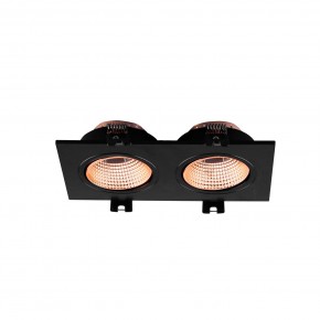 DK3072-BBR Встраиваемый светильник, IP 20, 10 Вт, GU5.3, LED, черный/бронзовый, пластик в Качканаре - kachkanar.ok-mebel.com | фото 2
