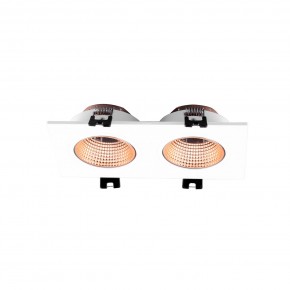DK3072-WBR Встраиваемый светильник, IP 20, 10 Вт, GU5.3, LED, белый/бронзовый, пластик в Качканаре - kachkanar.ok-mebel.com | фото 2