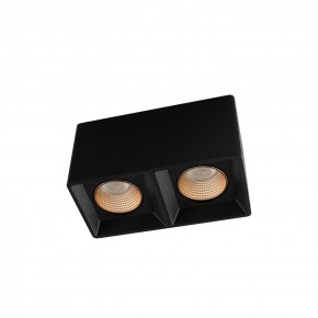 DK3085-BK+BR Светильник накладной IP 20, 10 Вт, GU5.3, LED, черный/бронзовый, пластик в Качканаре - kachkanar.ok-mebel.com | фото