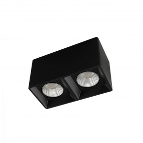 DK3085-BK+CH Светильник накладной IP 20, 10 Вт, GU5.3, LED, черный/хром, пластик в Качканаре - kachkanar.ok-mebel.com | фото
