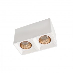 DK3085-WH+BR Светильник накладной IP 20, 10 Вт, GU5.3, LED, белый/бронзовый, пластик в Качканаре - kachkanar.ok-mebel.com | фото