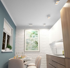 DK3085-WH+BR Светильник накладной IP 20, 10 Вт, GU5.3, LED, белый/бронзовый, пластик в Качканаре - kachkanar.ok-mebel.com | фото 2