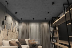 DK3090-BK+CH Светильник накладной IP 20, 10 Вт, GU5.3, LED, черный/хром, пластик в Качканаре - kachkanar.ok-mebel.com | фото 2