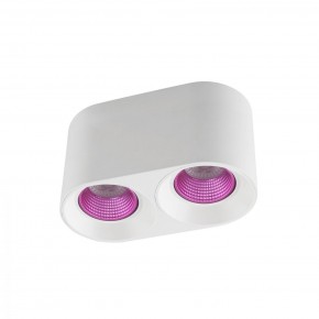 DK3096-WH+PI Светильник накладной IP 20, 10 Вт, GU5.3, LED, белый/розовый, пластик в Качканаре - kachkanar.ok-mebel.com | фото