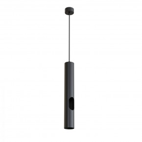 DK4045-BK Подвесной светильник, с декоративным вырезом, IP 20, до 15 Вт, LED, GU10, черный, алюминий в Качканаре - kachkanar.ok-mebel.com | фото