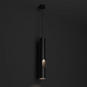 DK4045-BK Подвесной светильник, с декоративным вырезом, IP 20, до 15 Вт, LED, GU10, черный, алюминий в Качканаре - kachkanar.ok-mebel.com | фото 2