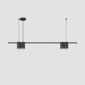 DK4061-BK Подвесной светильник ORBIT, IP20, 4xGU10 LED до 15 Вт, черный матовый, алюминий в Качканаре - kachkanar.ok-mebel.com | фото