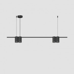 DK4061-BK Подвесной светильник ORBIT, IP20, 4xGU10 LED до 15 Вт, черный матовый, алюминий в Качканаре - kachkanar.ok-mebel.com | фото 2
