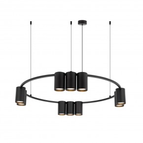 DK4065-BK Подвесной светильник ORBIT, IP20, 10xGU10 LED до 15 Вт, черный матовый, алюминий в Качканаре - kachkanar.ok-mebel.com | фото 3