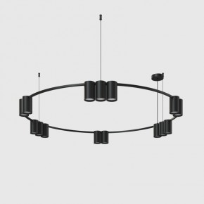 DK4067-BK Подвесной светильник ORBIT, IP20, 15xGU10 LED до 15 Вт, черный матовый, алюминий в Качканаре - kachkanar.ok-mebel.com | фото 2