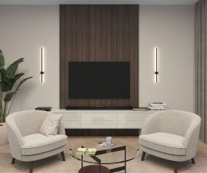 DK5012-BK Бра 800 мм, 3000К, IP20, 7 Вт, черный, алюминий в Качканаре - kachkanar.ok-mebel.com | фото 5