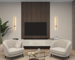 DK5012-SG Бра 800 мм, 3000К, IP20,7 Вт, матовое золото в Качканаре - kachkanar.ok-mebel.com | фото 5