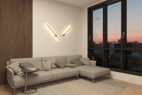 DK5012-SG Бра 800 мм, 3000К, IP20,7 Вт, матовое золото в Качканаре - kachkanar.ok-mebel.com | фото 7